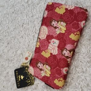 NWT Loungefly Beauty and the Beast Belle make-up bag